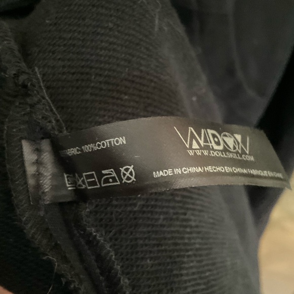 Dolls Kill Widow Eternal Fear and Loathing Duster Hoodie - Picture 10 of 10